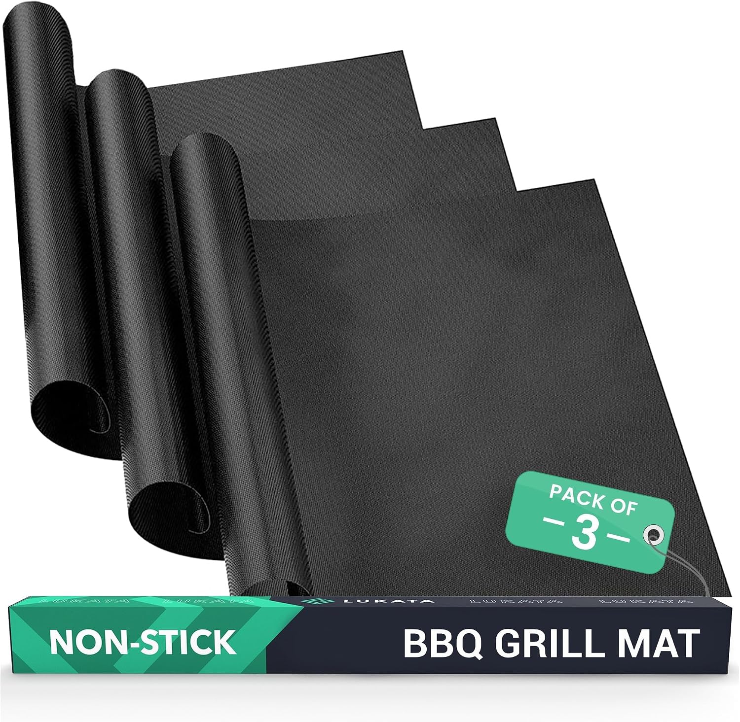 Hoja de Revestimiento de Horno (Paquete de 3) - Protectores de Horno Resistentes antiadherentes Reutilizables Grandes de 50x40 cm para la Parte Inferior de los hornos