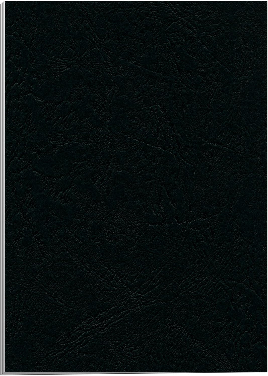 Fellowes Portadas para encuadernar de cartón, Negro, A4