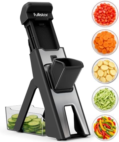 Fullstar Safe Mandolina de Cocina Ajustable 4 en 1
