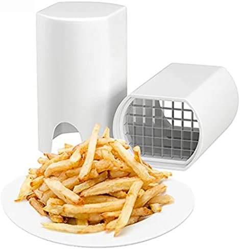 Cortador de Patatas Manual ISDI, Cortador de Patatas Fritas Profesional, Verduras con Rejillas para Cortar, Negro, Plástico y Acero Inoxidable