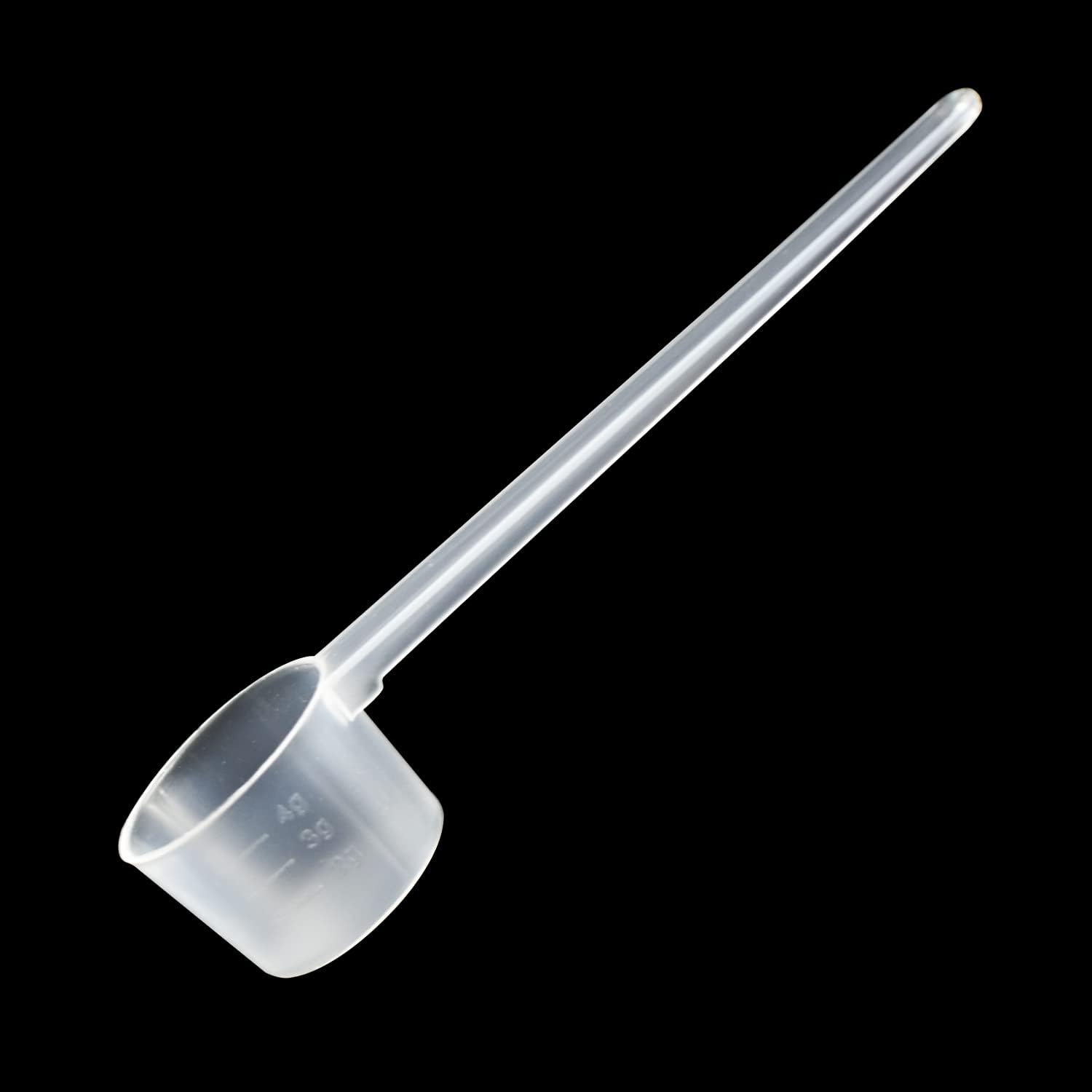 Cucharas Medidoras Plastico, Cuchara Dosificadora Transparente con Escala de 2g,3g,4g,5g Cucharas Plastic Scoop Cucharas Medidoras