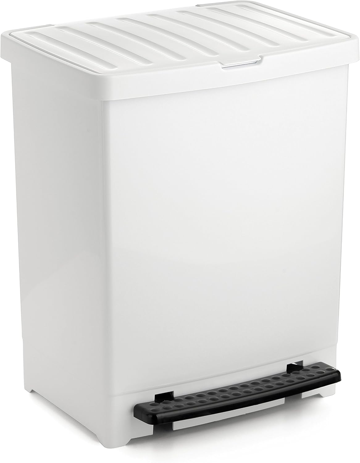 Tatay Cubo de Basura Cubik Deco 21 L 33,5x30x39 cm Apertura con Pedal, Polypropylene