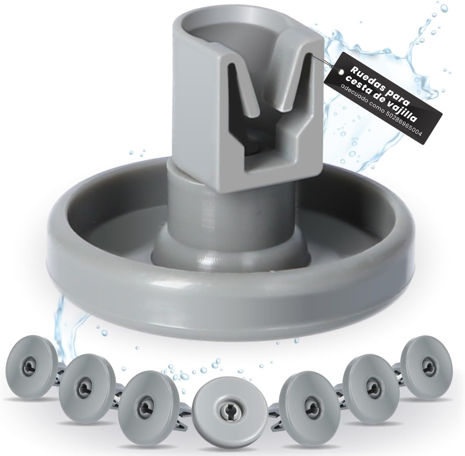 McFilter 4 amortiguadores de vibraciones para lavadoras y secadoras | Amortiguadores de vibraciones universales compatibles con Bosch, Siemens, AEG y Miele