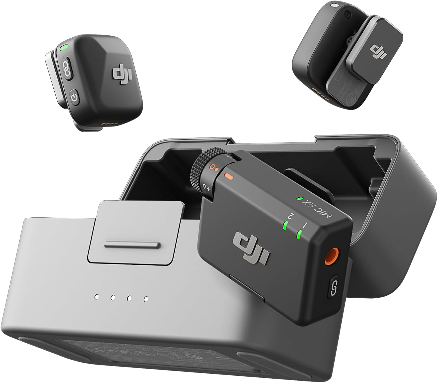 DJI Mic Mini (1 TX + 1 RX), superligero, sonido lleno de detalles