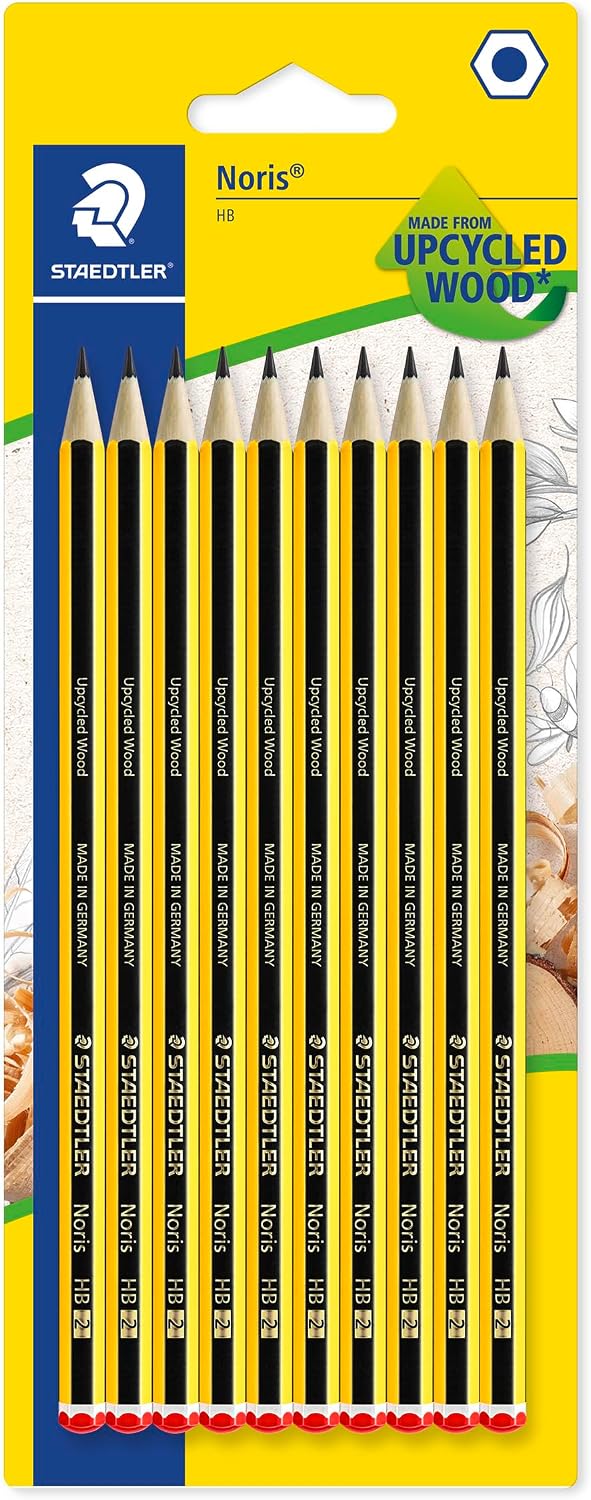 STAEDTLER Noris 120 Lápices – HB, pack 10, hexagonal