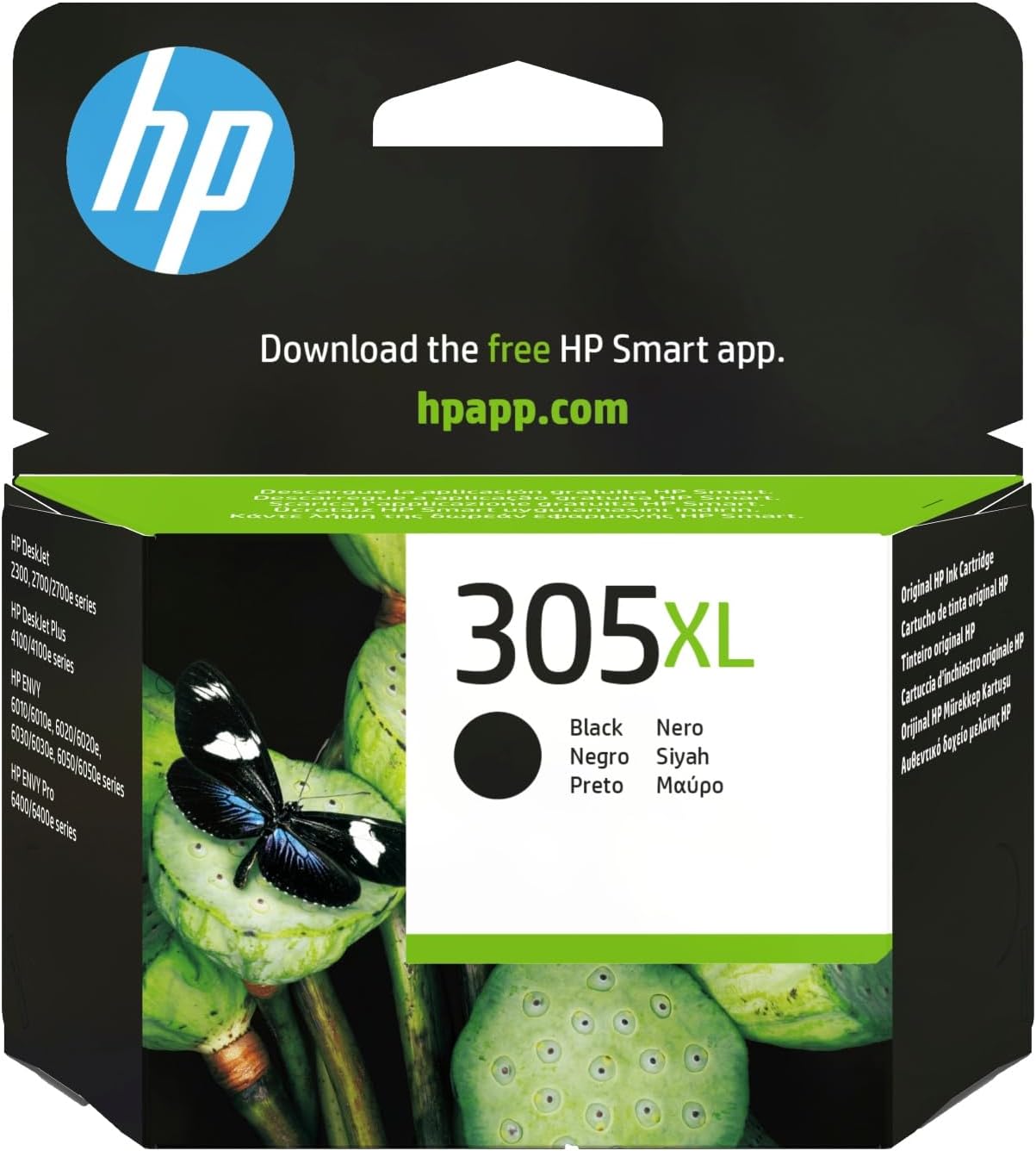 HP 305XL Negro, Cartucho de Tinta Original, Alta Capacidad