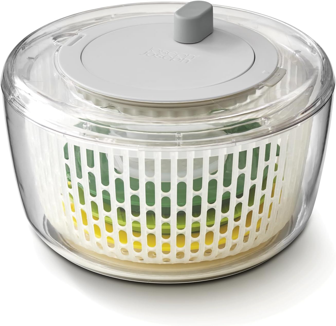 Joseph Joseph Multi-Prep, Juego de 4 piezas para hacer ensaladas con cetrifugador, rallador, espiralizador y rebanador de verduras, multicolor