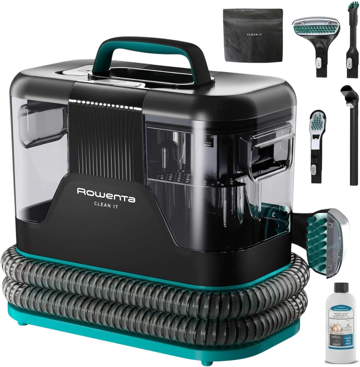 Rowenta Clean It, Aspiradora tapicerías 750 W, 7 Acc, Hasta 13,5 kPa