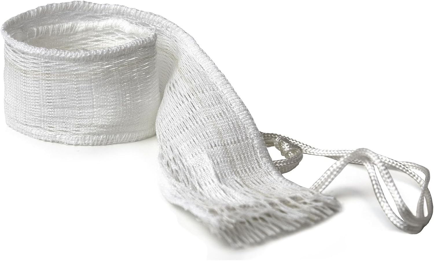 Fackelmann Malla de cocción, Bolsa Resistente de Nylon Blanco para cocer garbanzos, legumbres, escaldar y escurrir verduras, resiste hasta 2 kg y 180ºC, 36,5cm, 3 ud