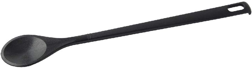 Fackelmann Cuchara para Espaguetis Nero 30 cm hängbar, plástico, Negro