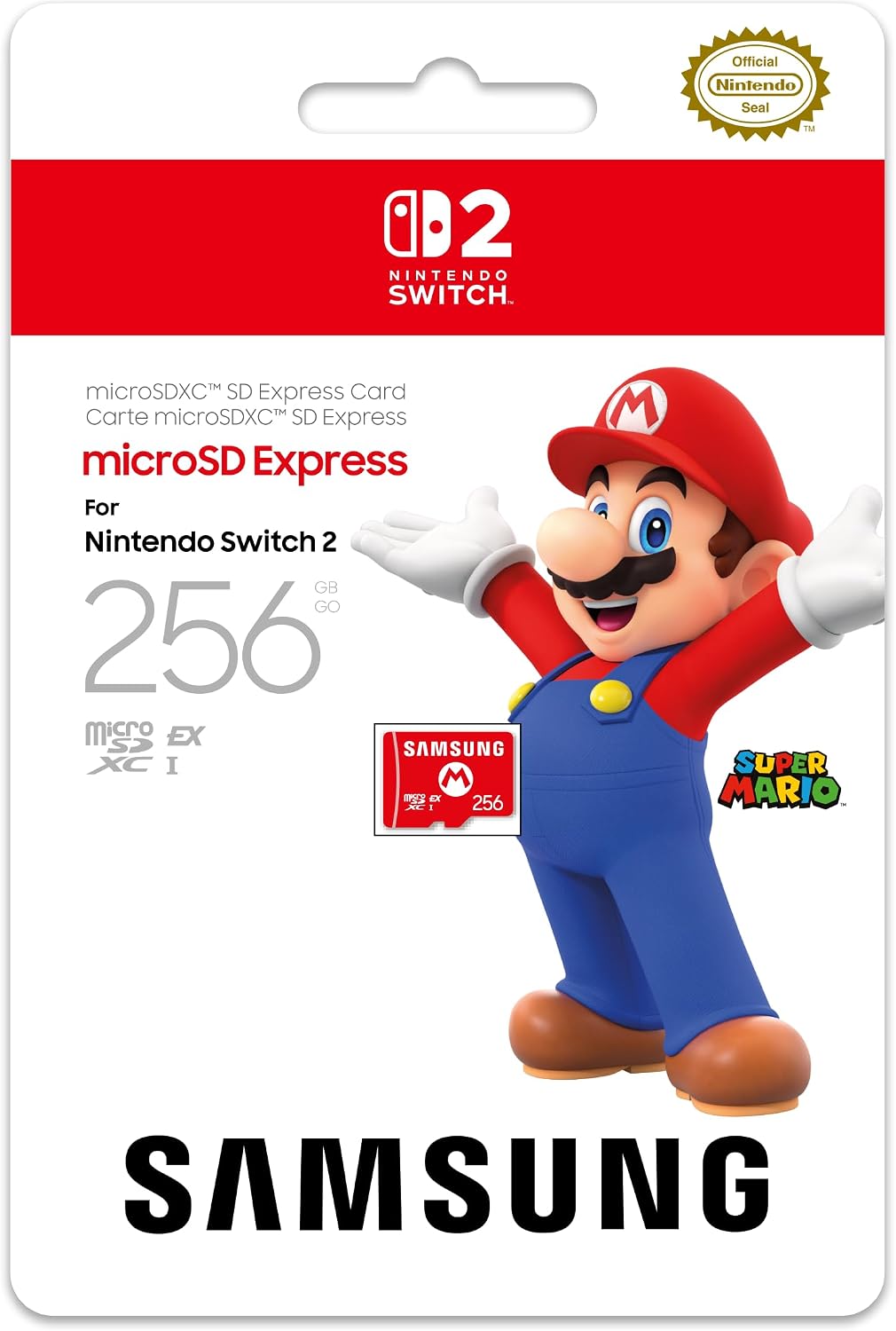Samsung Micro SD Express Card for Nintendo Switch 2