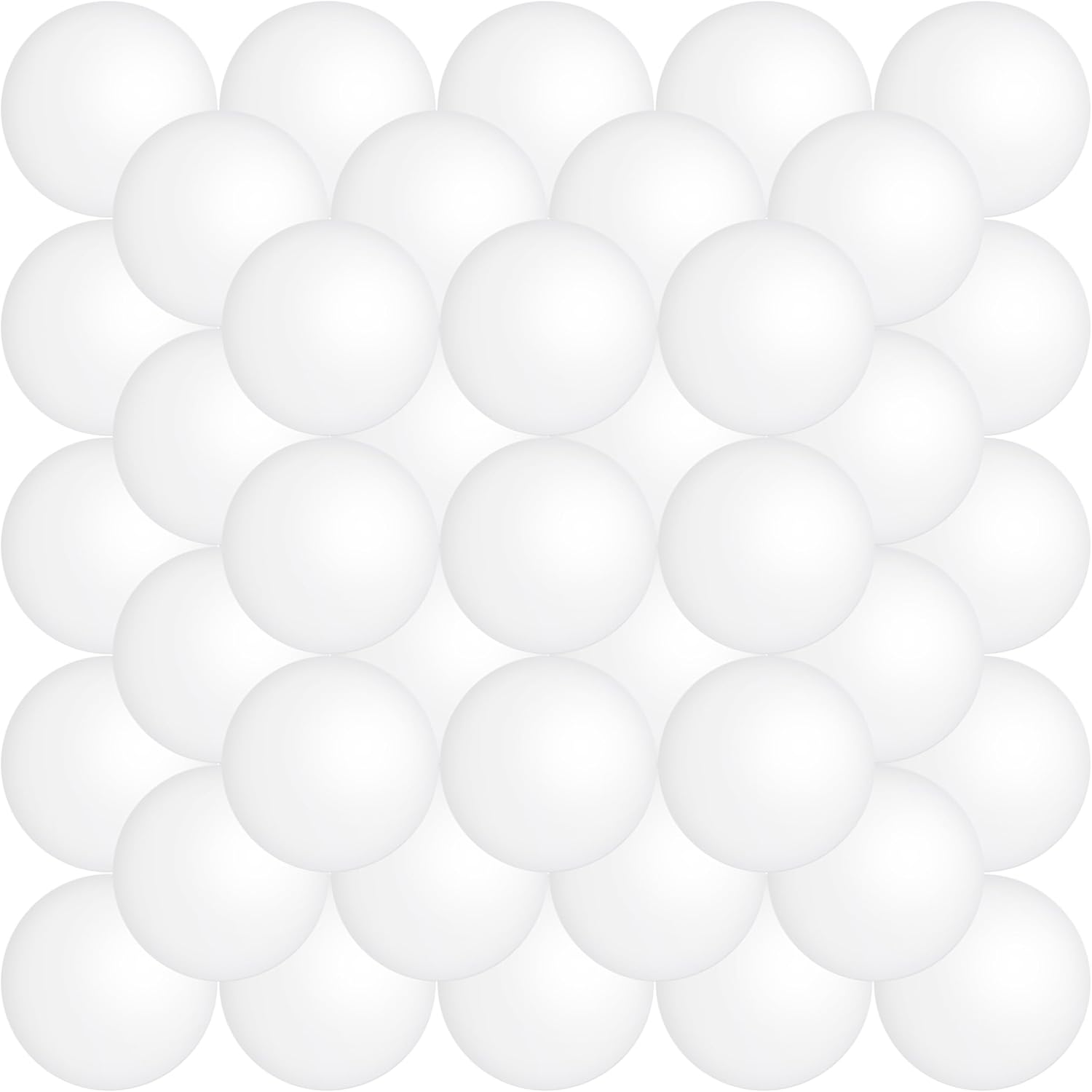 THE TWIDDLERS - 50 Pelotas de Tenis de Mesa Ping Pong - Pelotas Ideales para el Juego de la Cerveza Pong, Manualidades, Fiestas Juegos de Navidad