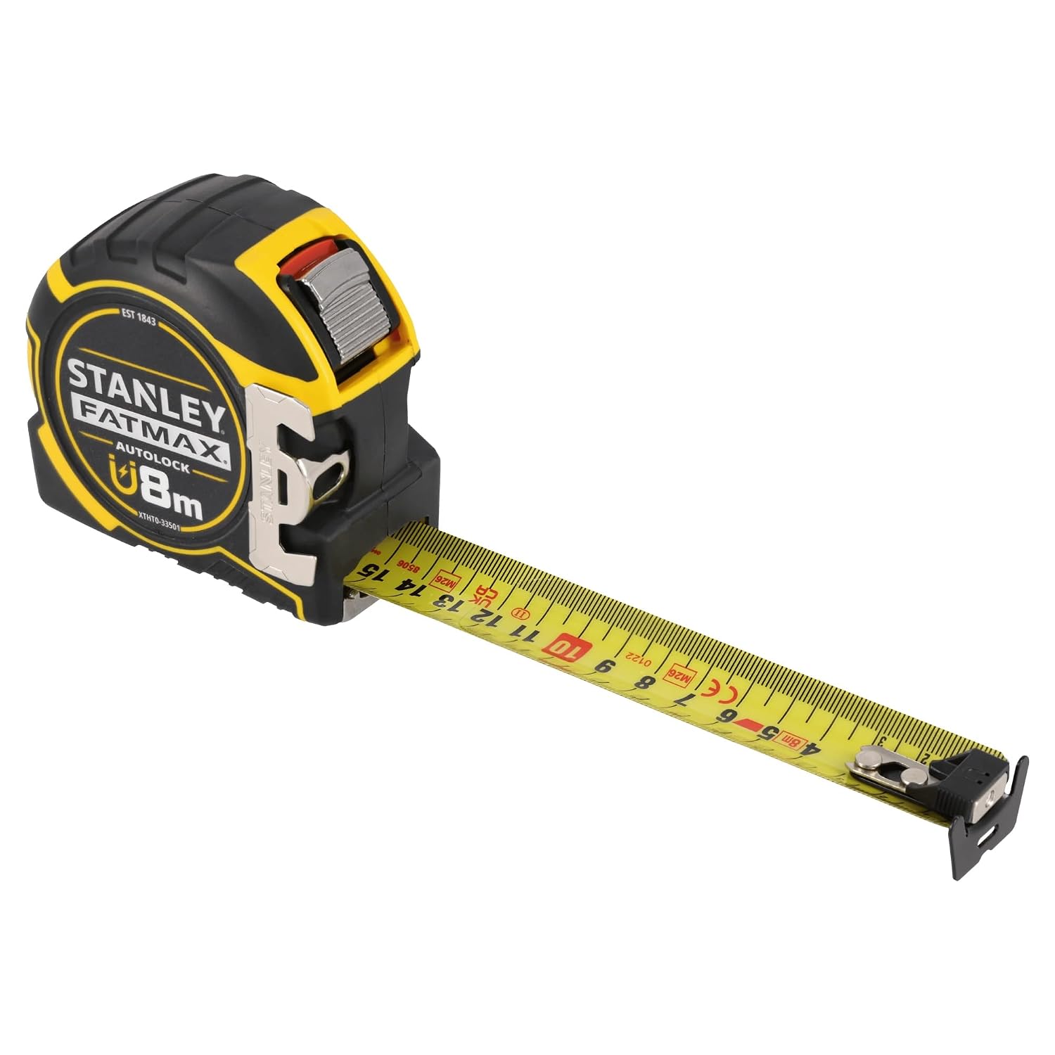STANLEY FATMAX Cinta métrica con bloqueo automático de 5m, XTHT0-33671