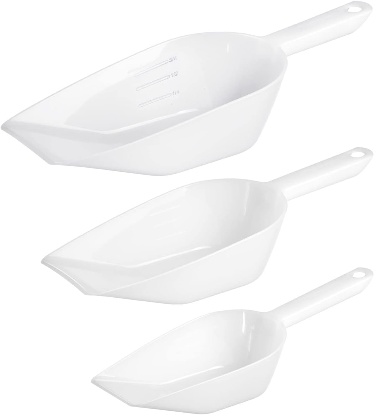 Westmark Pala dosificadora Halvar – set de 3, 800 ml cada una, con escala