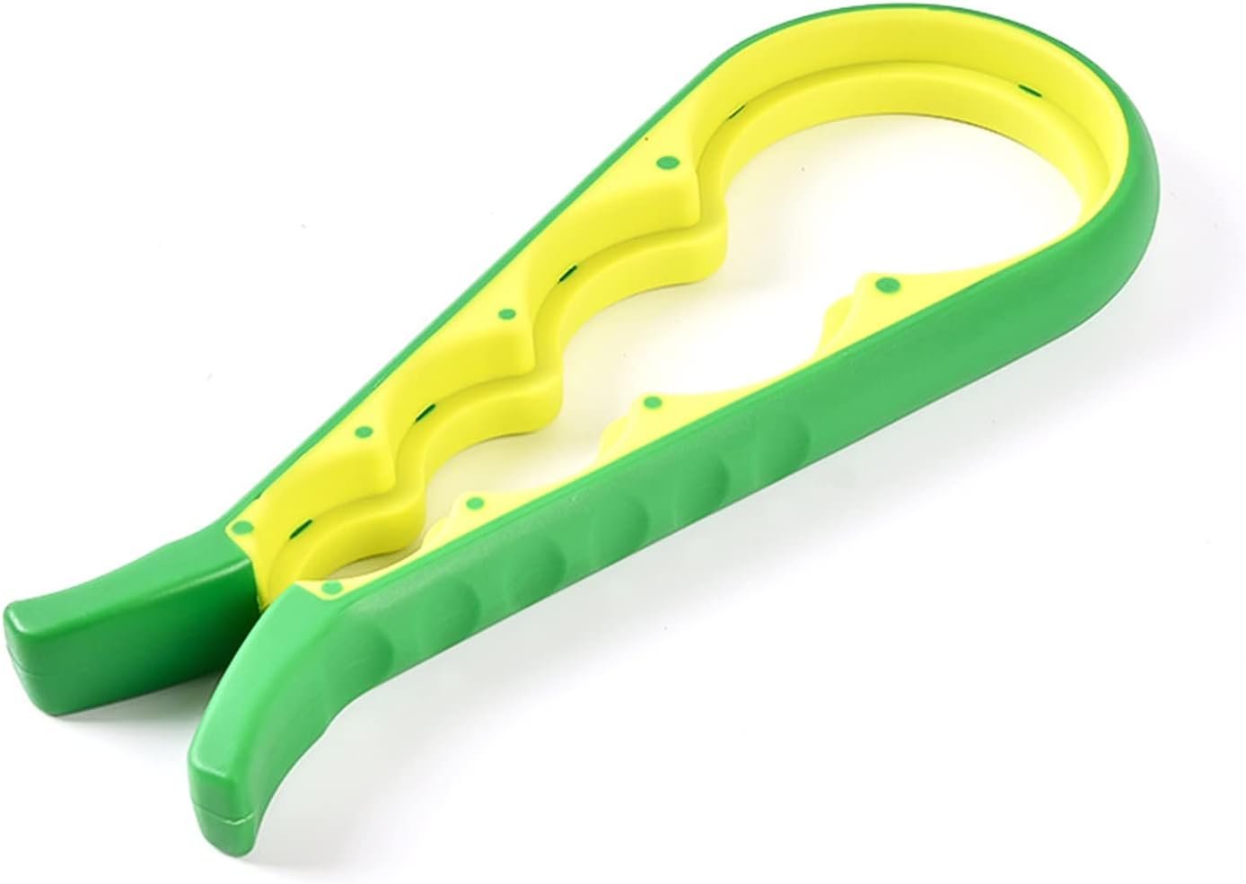 Abridor de Tarros, Multifunción Abretarros, Abrelatas Manual, Abridor de Botellas, para Ancianos y sufridores de Artritis, Verde