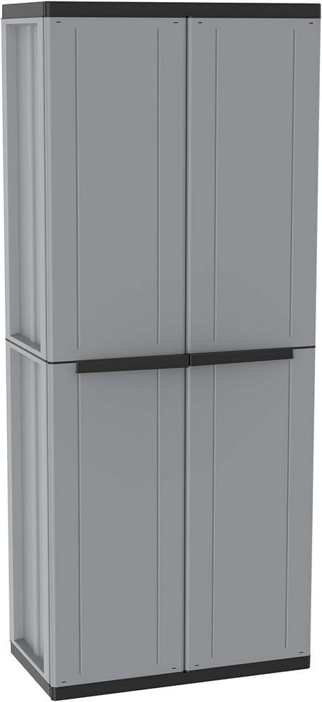 Terry Jline 68, Armario Bajo de Resina 2 Puertas, 1 Estante, 68x37,5x85 cm