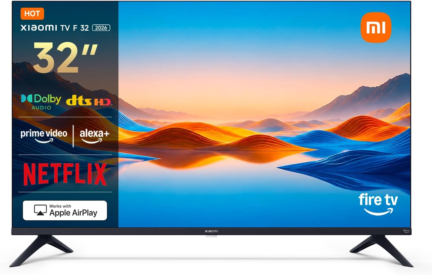 XIAOMI TV 32 Pulgadas (81 cm) 2026, HD Smart TV, Fire OS14, L32MB-FAVEU