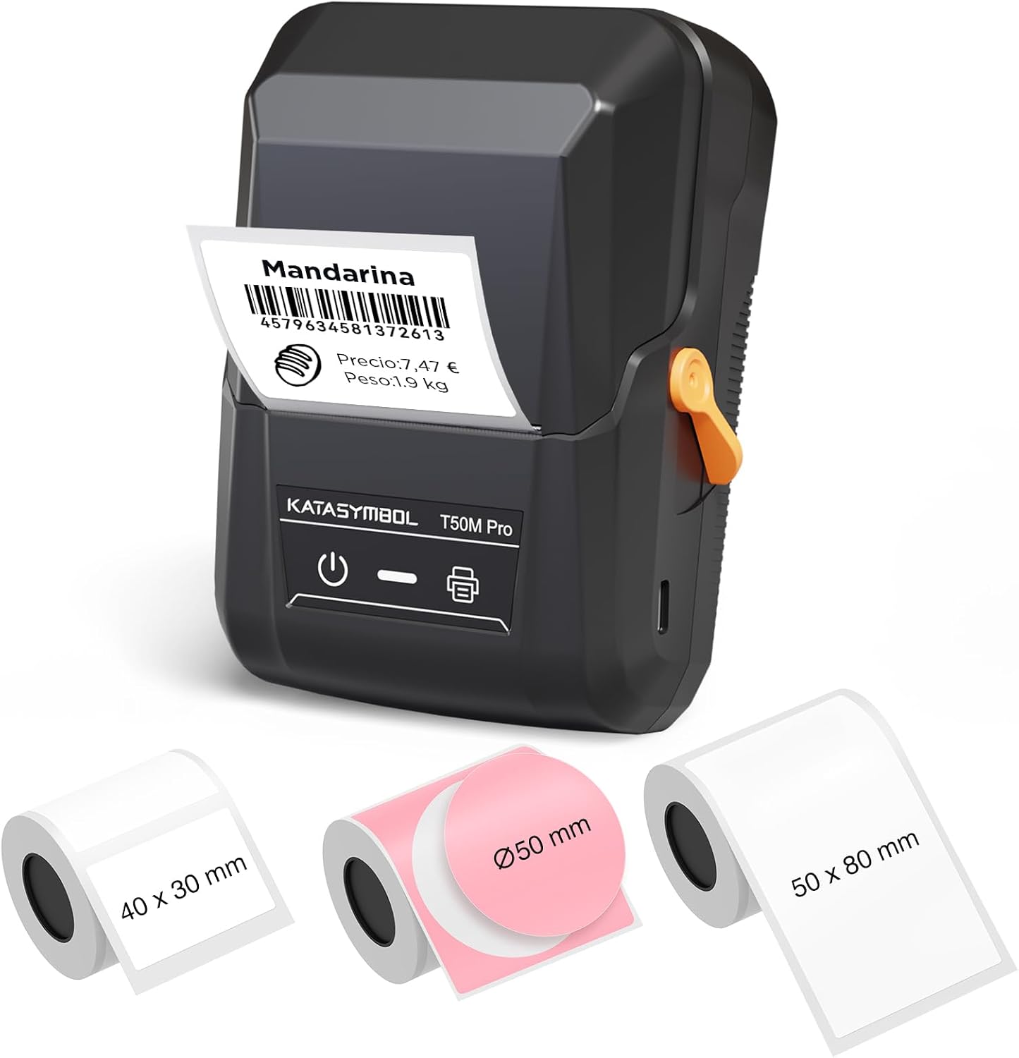 SUPVAN T50M Pro Etiquetadora Bluetooth Compatible con 80+ Etiquetas Grandes