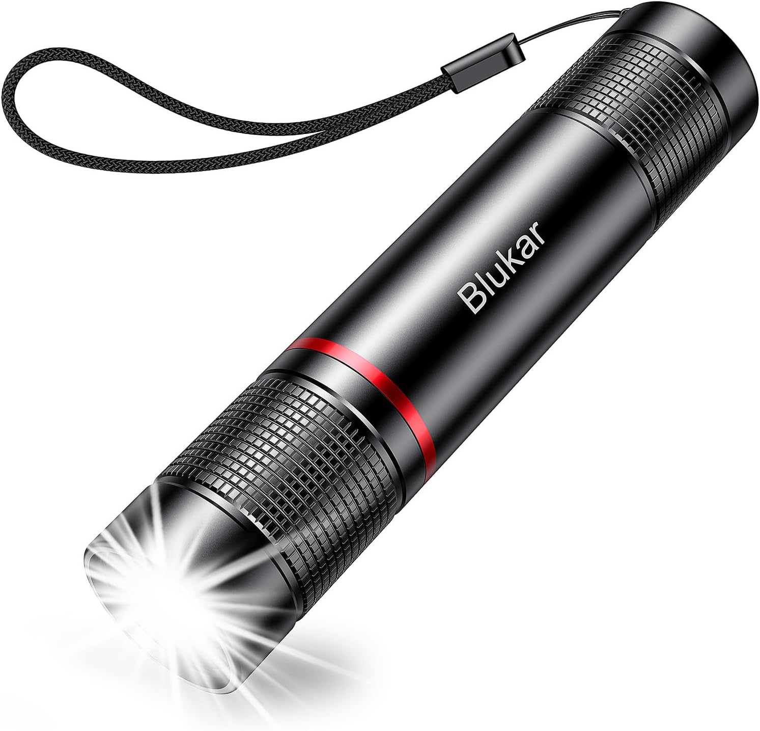 Blukar Linterna LED Recargable, 2000L Superbrillante Portátil Linterna