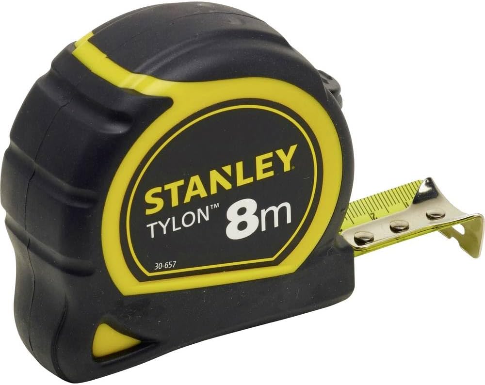 STANLEY Cinta métrica Tylon 8 m, con bloqueo, 1-30-657