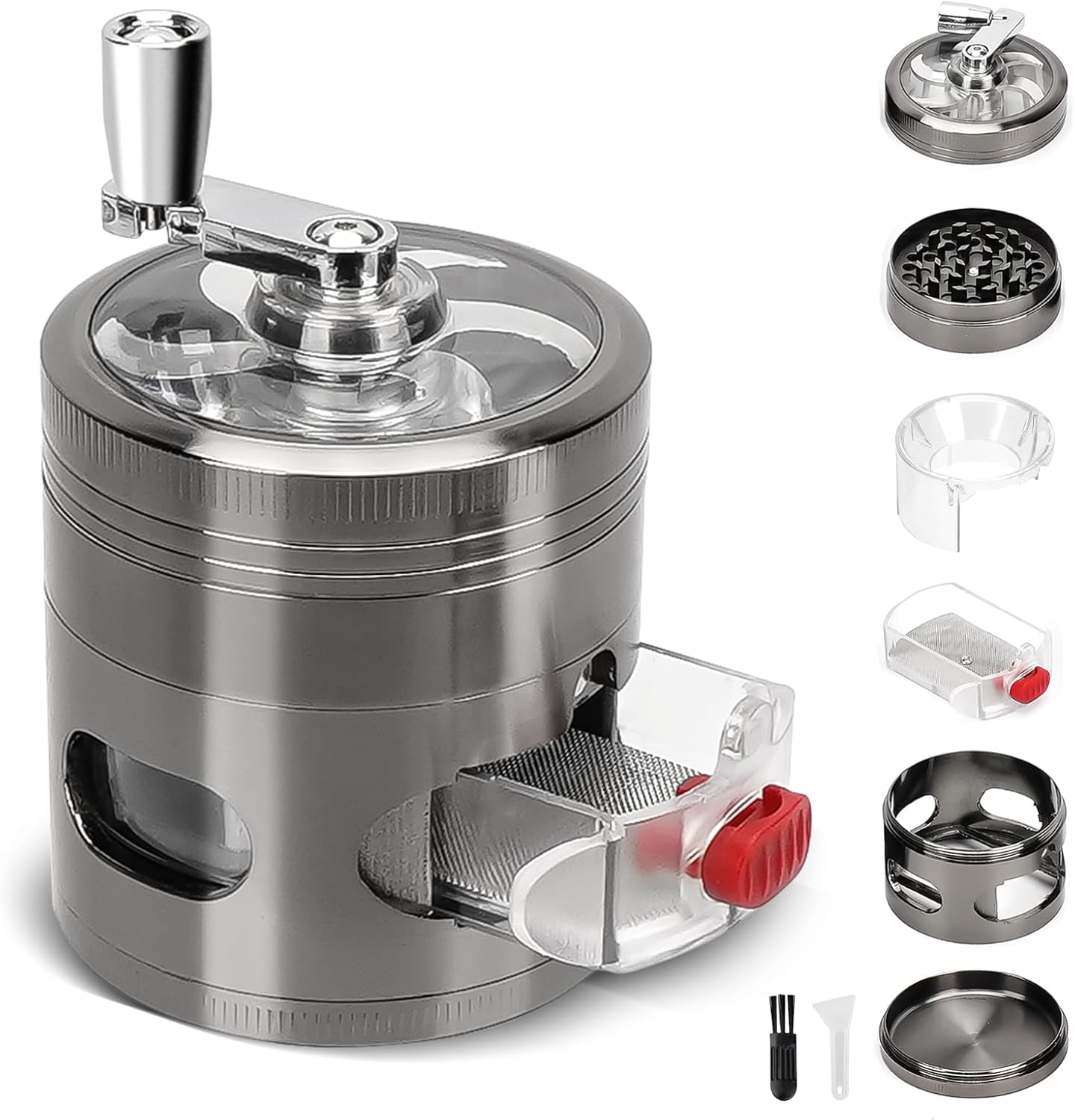 Grinder Metalico, Aleación de Zinc Grinder, Grinder con Tapa Magnética