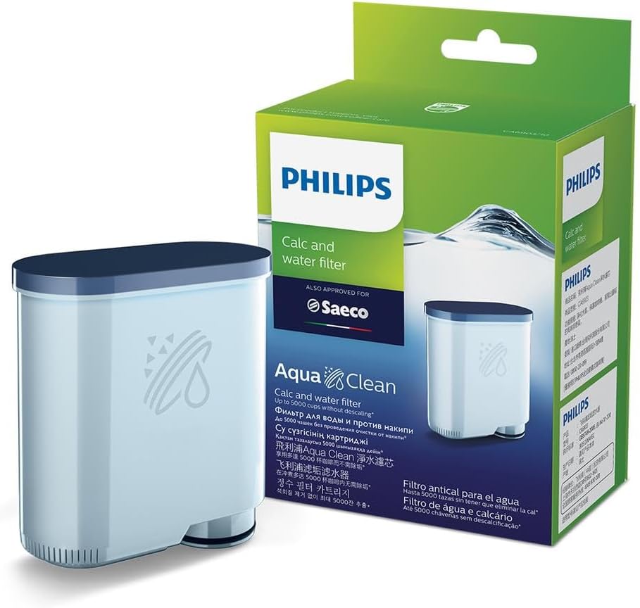 Philips Original - Filtro Antical AquaClean para el Depósito de Agua de Cafeteras Superautomáticas - Mayor rendimiento y sabor más intenso (CA6903/10)