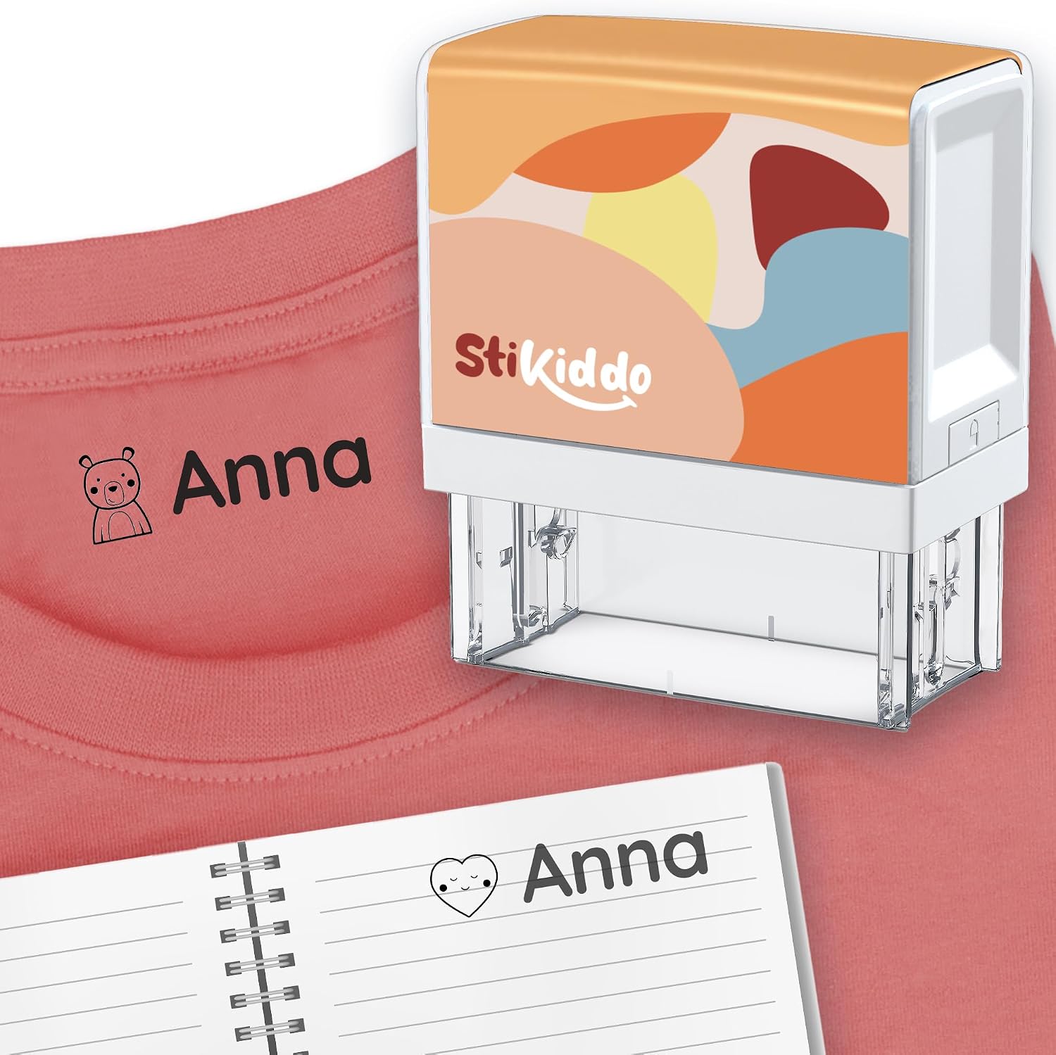 Sello Ropa Niños Personalizado para Tejidos, Objetos y Papel