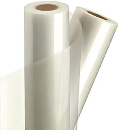 True-Ally Rollo de laminación térmica de 23 cm x 50 m, 50 micras, tamaño A4, transparente, impermeable, 1 rollo