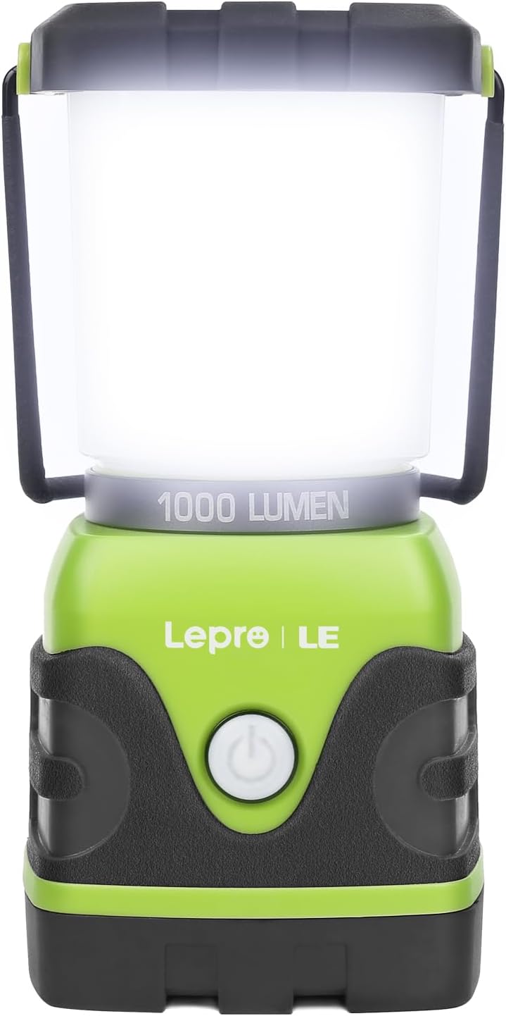 Lepro Linterna de Cámping a Pilas 1000 LM Naranja 1 PCS