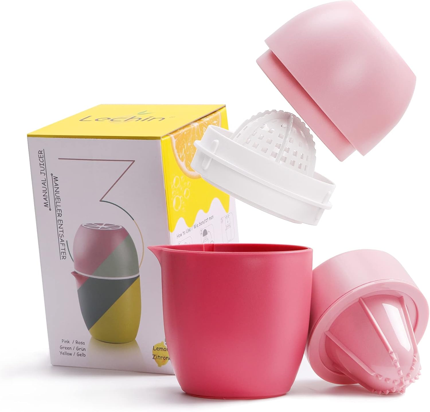 Exprimidor de limones Lechin: exprimidor manual de acero inoxidable 304