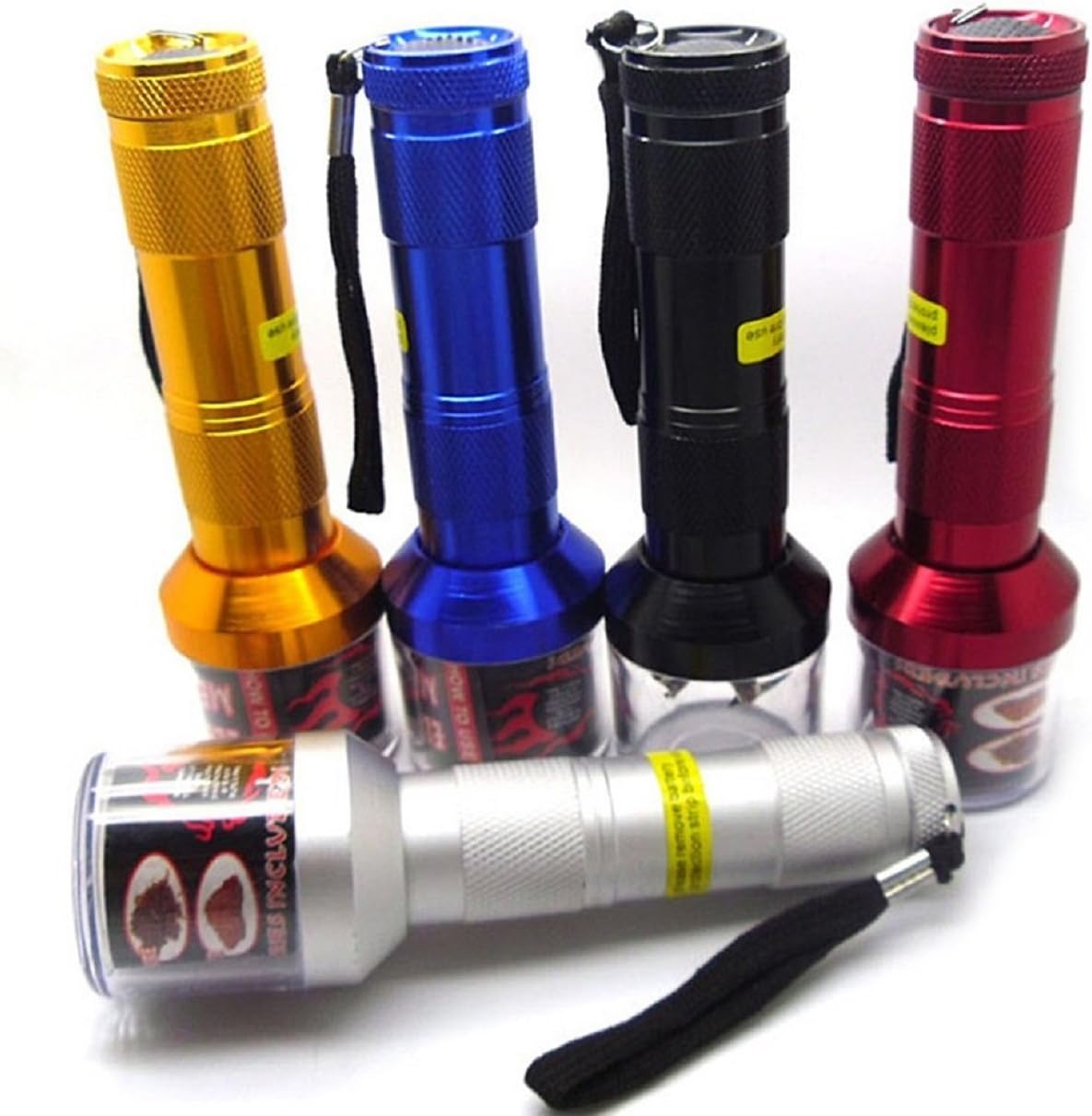 Potente picador electrónico grande para tabaco y hierbas, con 18 000 rpm, de aluminio