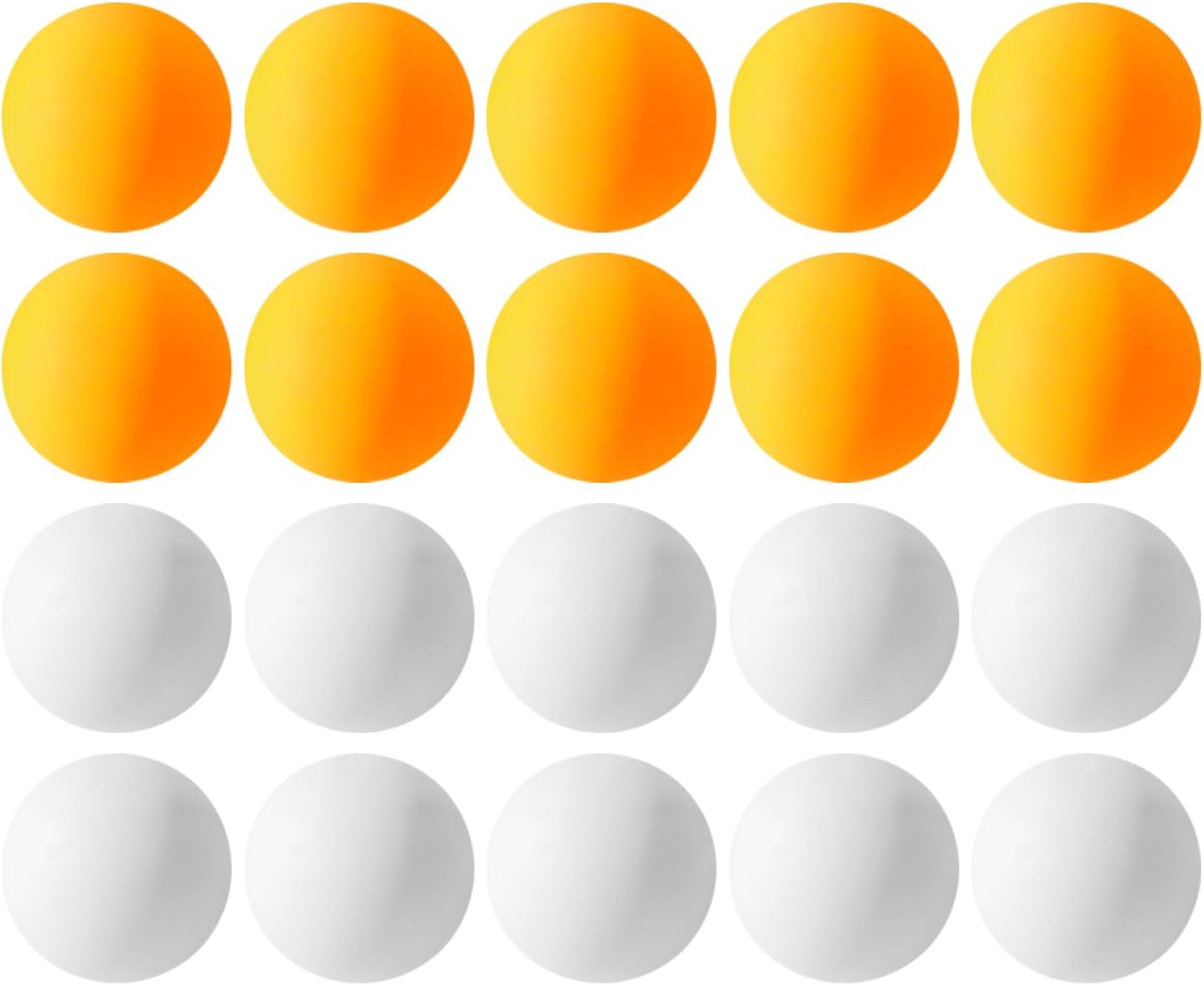 Pack De 20 Pelotas De Tenis De Mesa, Pelotas De Tenis De Mesa De Plástico, Pelotas De Entrenamiento De Tenis De Mesa, Pelotas De Entrenamiento Duraderas
