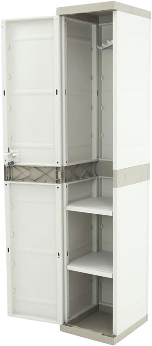 Plastiken Taquilla Titanium 35cm Color BEIG (176cm de Alto x 44cm de Hondo x 35 cm de Ancho)