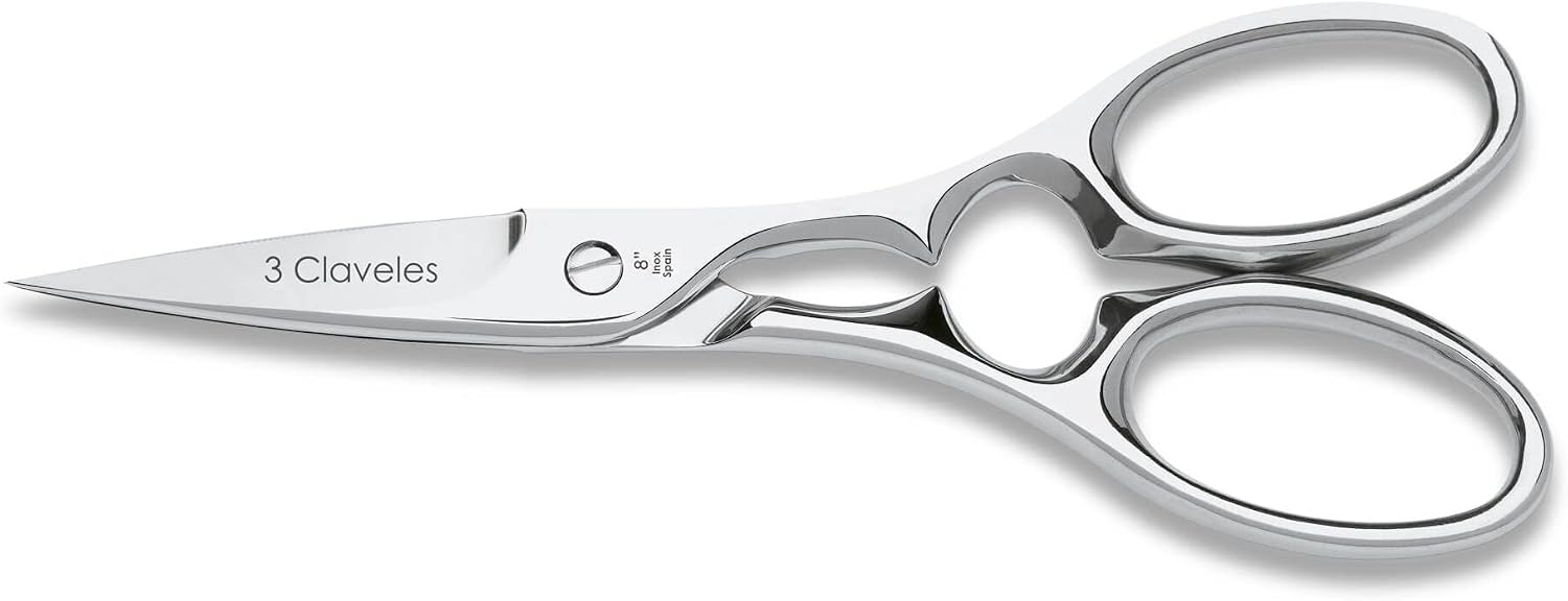 3 Claveles - 3Claveles 404 - Tijera para cocina de 8 pulgadas, inox