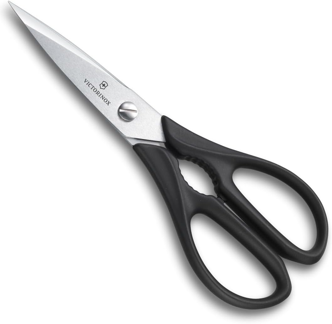Victorinox, Tijeras de Cocina Universales, Acero Inoxidable, Color Negro