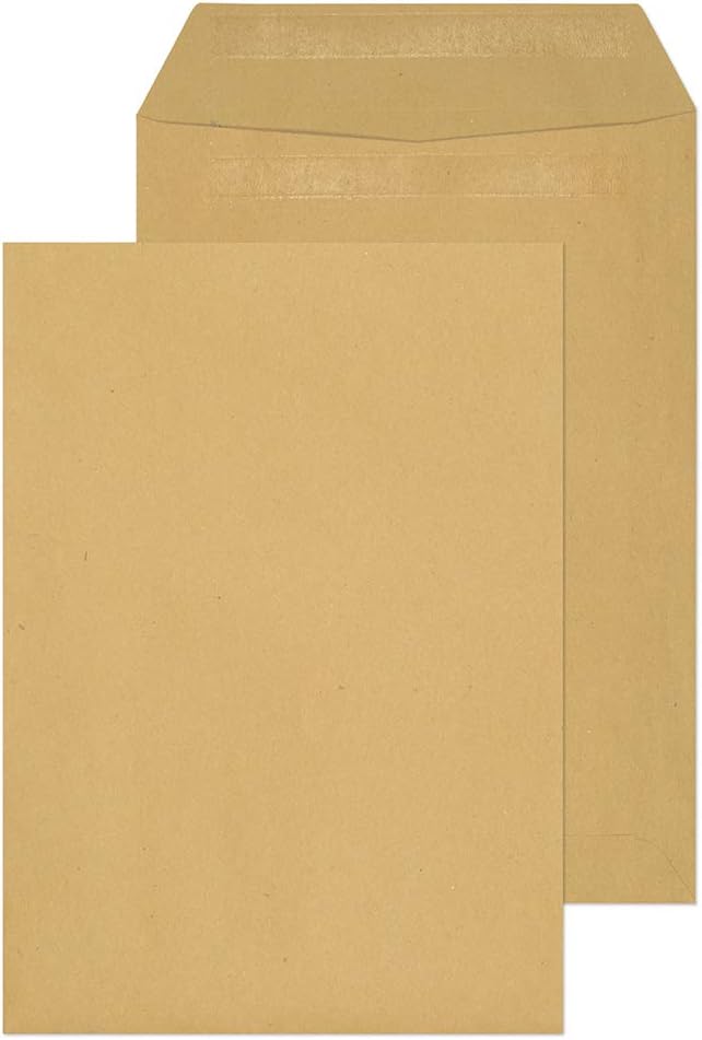 Blake C5 229x162mm 80gsm Manilla Value Pocket Self Seal Plain Envelopes (Pack of 500)