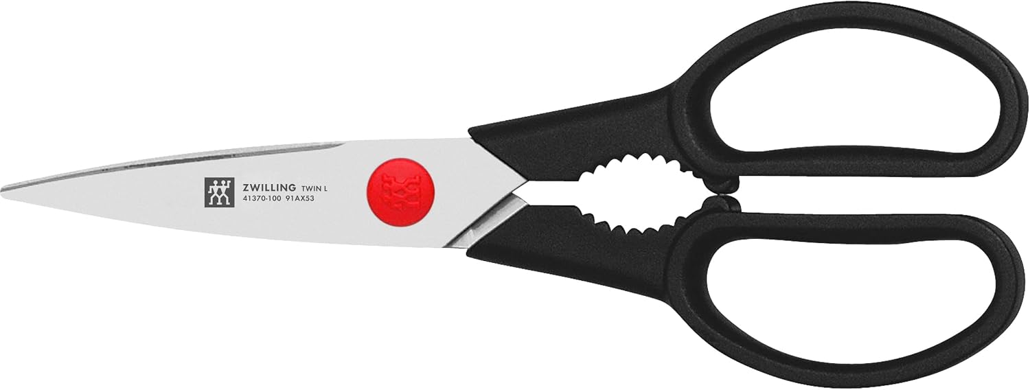 ZWILLING Twin L Tijeras Multiusos, 20 cm, Acero Especial Inoxidable, Negro