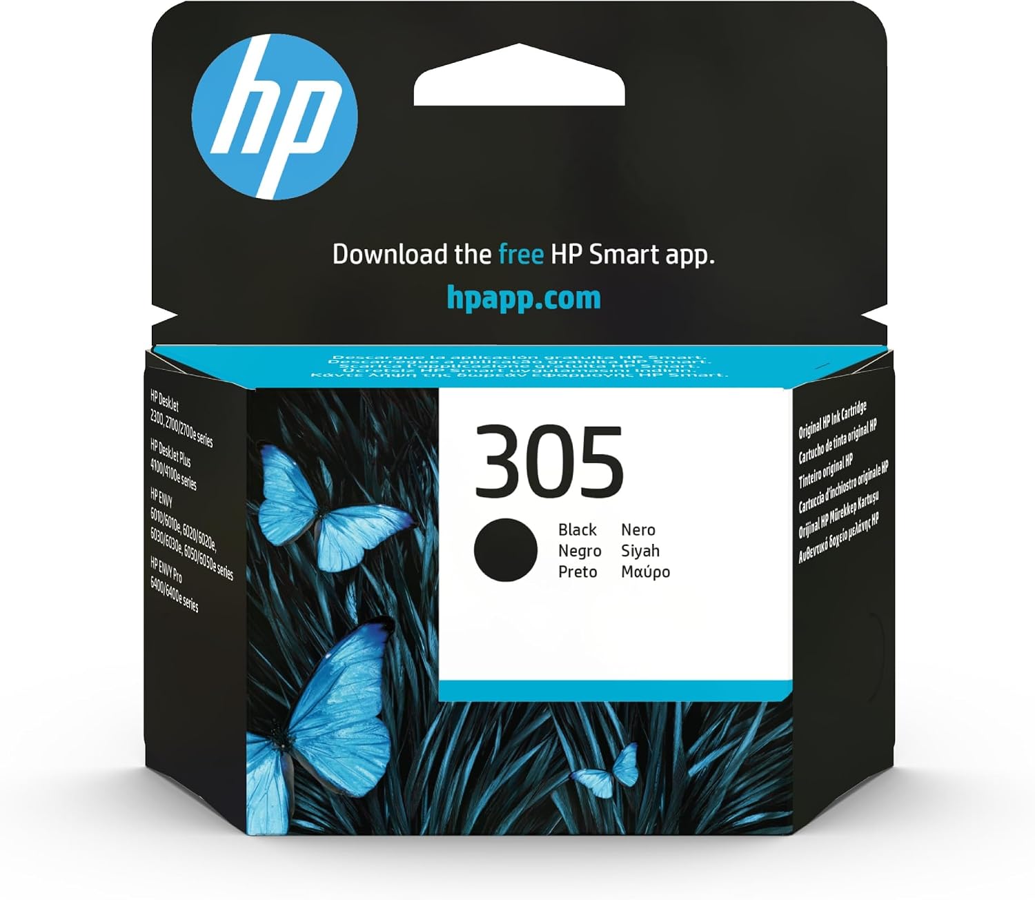 HP 305 Negro, Cartucho de Tinta Original