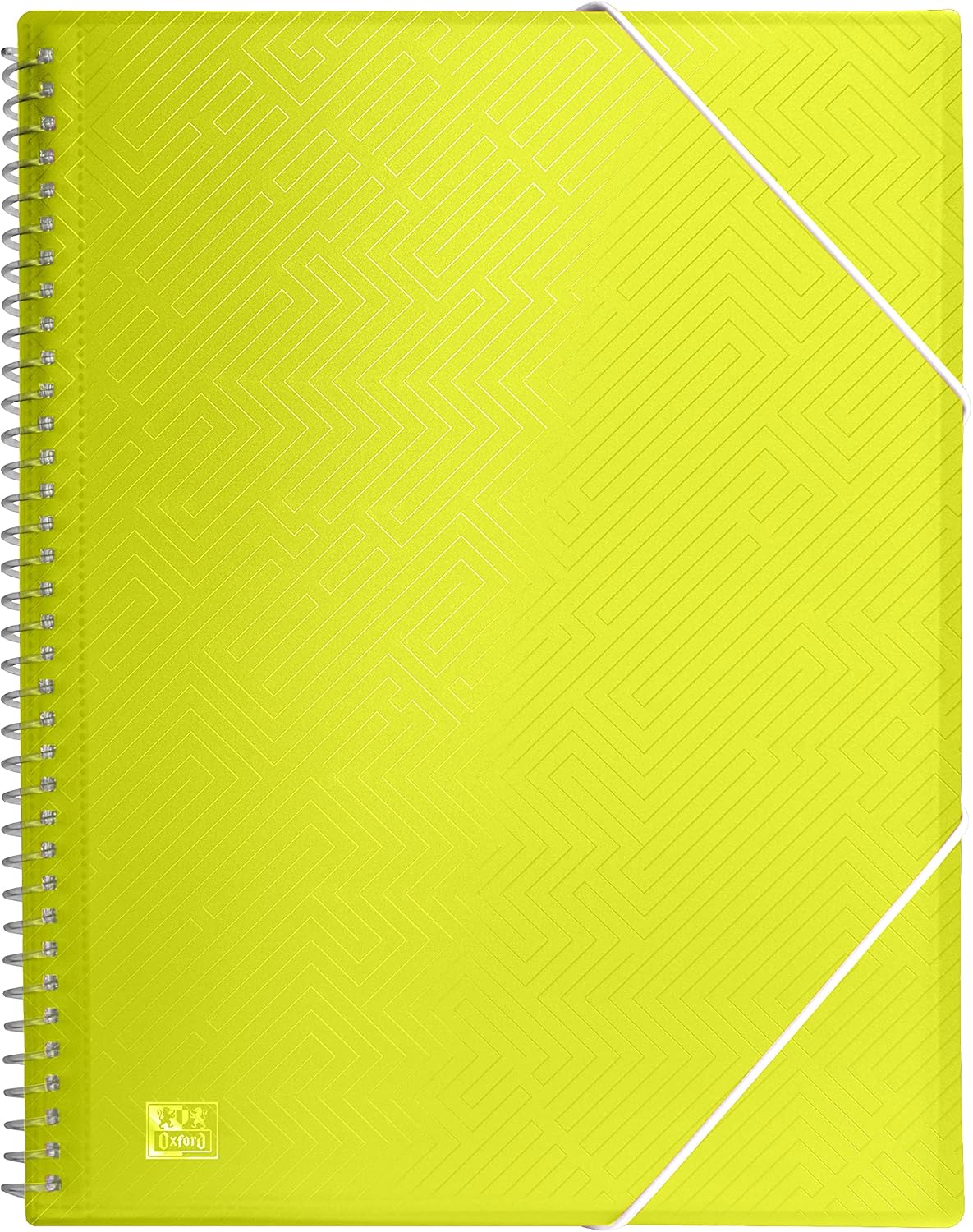 Oxford, Carpeta de Fundas Plástico A4, 30 Fundas Transparentes, Color Rosa
