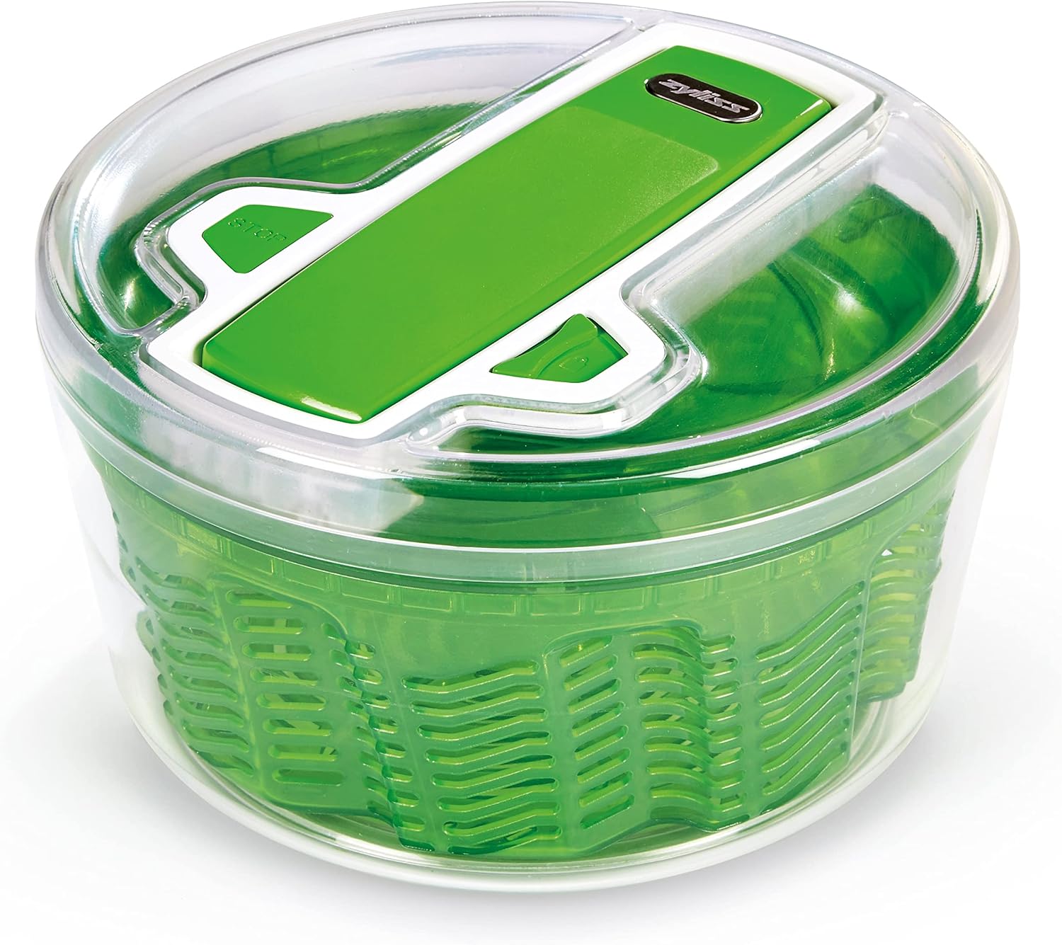 Zyliss Swift Dry Centrifugadora Lechuga de Acero Inoxidable Grande 6 L
