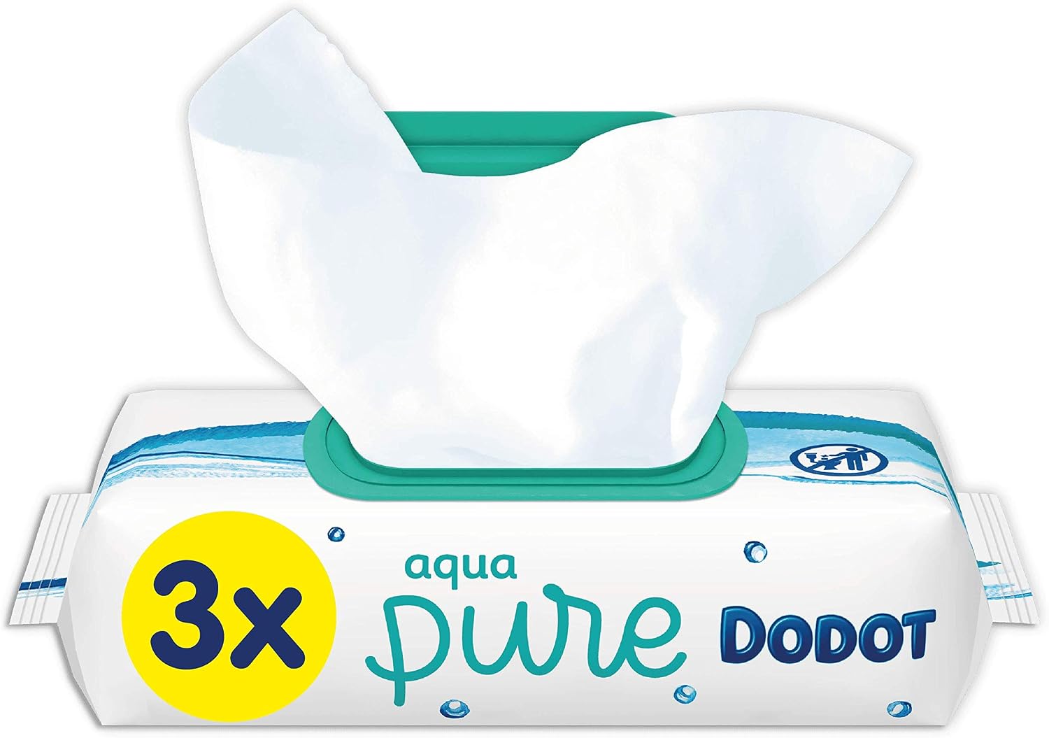 Dodot Toallitas Pure Aqua Para Bebé, 1152 Toallitas (24 Packs x 48 uds)