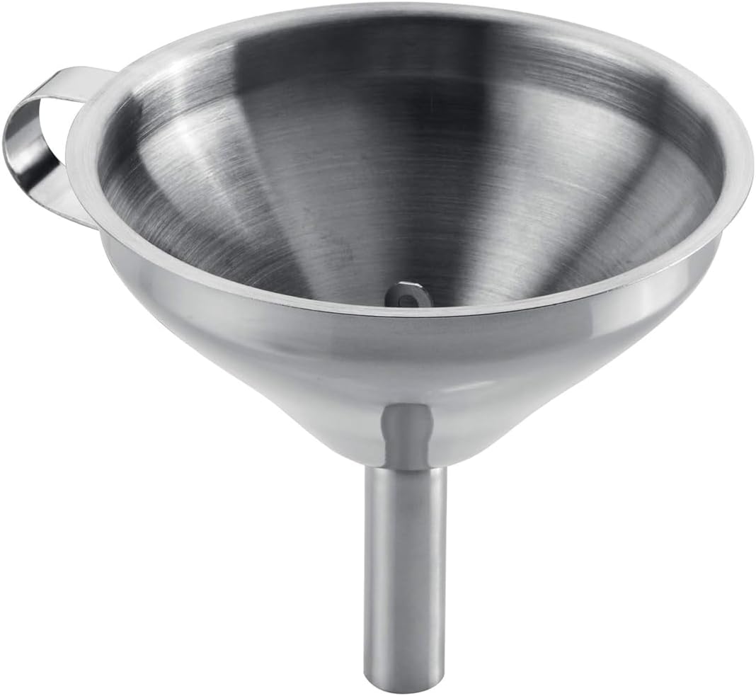 Tescoma - Embudo de Cocina GrandCHEF 12 cm de Acero Inoxidable – Resistente - Apto Lavavajillas - Ideal para Líquidos
