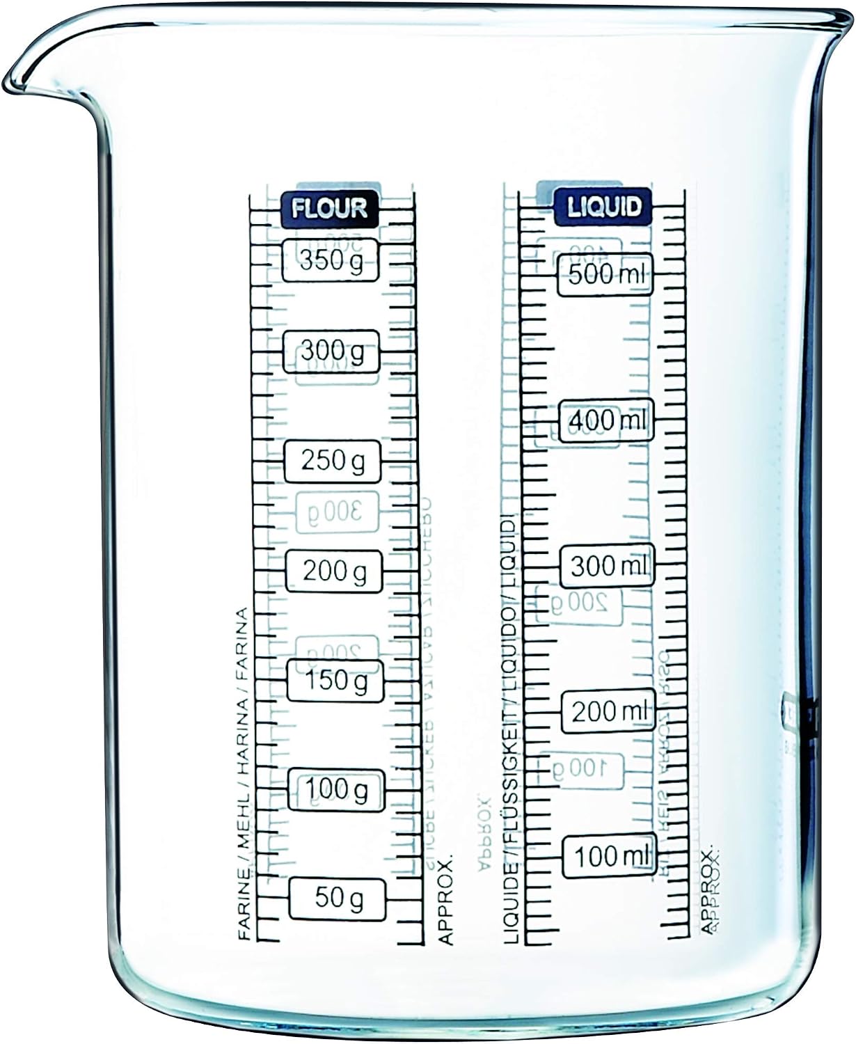 PYREX® Vaso Medidor Vidrio Kitchen Lab de Boro 8,2x7,5x9,6cm