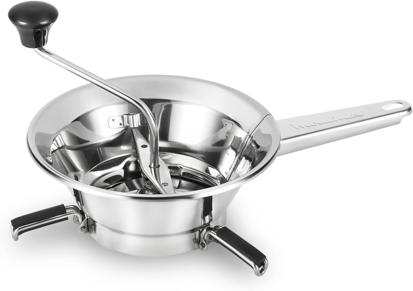 Moulinex A45306 Pasa Purés, Acero Inoxidable, Plateado, 24 cm, 1 Unidad