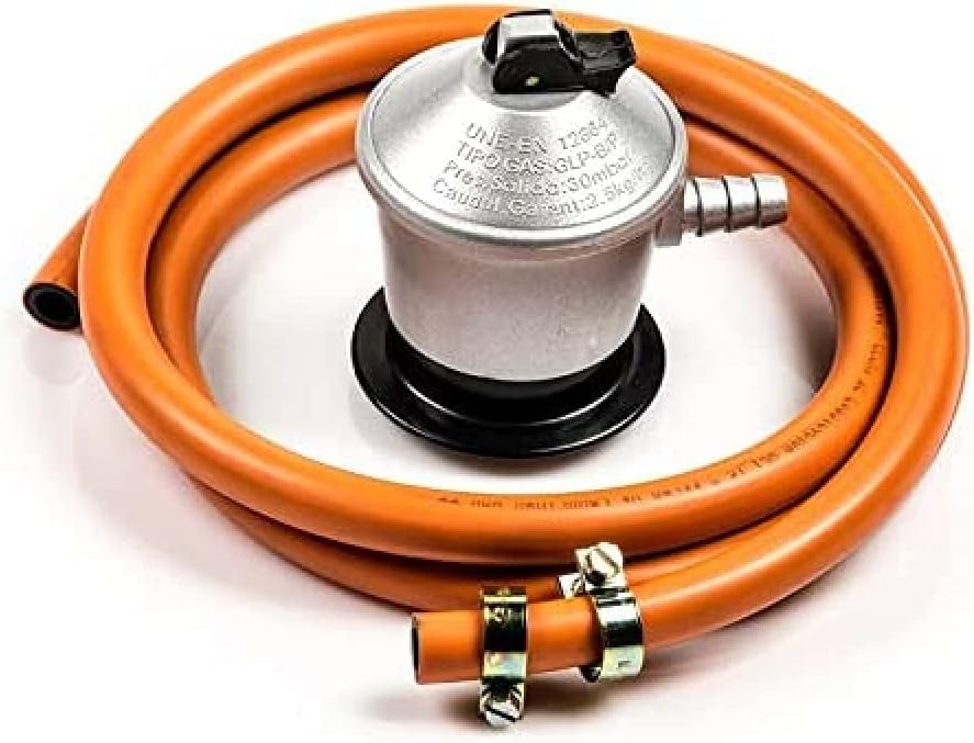 Com Gas 000415 - Kit Blister 1,5 Metros, Manguera y regulador 30 gr