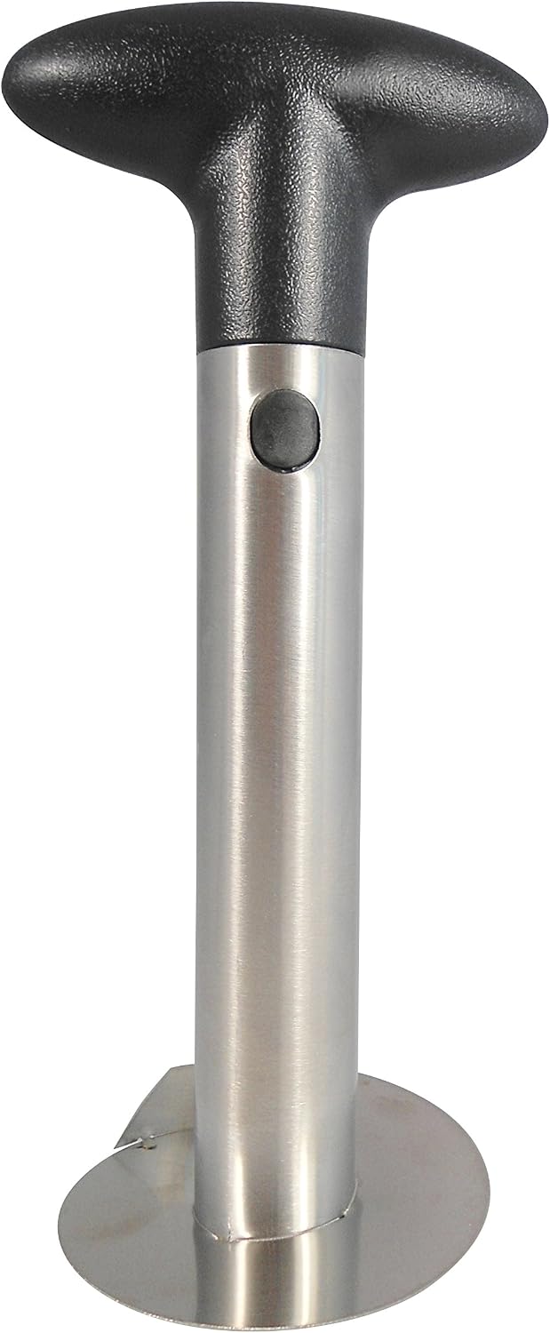 JOCCA - Pelador de Piña Rápido y Seguro | Corta en Rodajas y Extrae el Corazón | Hoja de Acero Inoxidable | Mango Ergonómico | Ideal para Postres y Bebidas