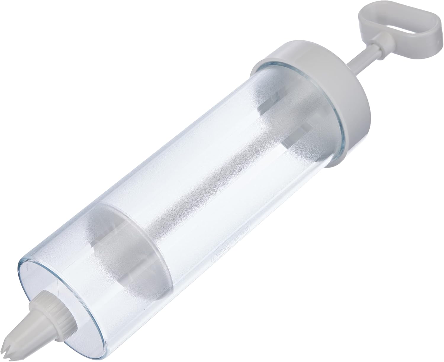 Westmark Jeringa para mezclar y adornar con 6 boquillas de formas diferentes, Volumen de llenado: 280 ml, Plástico, Transparente/blanco, 32382260