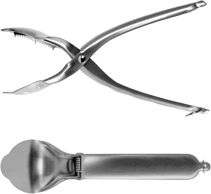 Westmark Cortador de castañas, Con cuchillas dentadas, Longitud: 20 cm, Acero inoxidable, Plateado, 40422260
