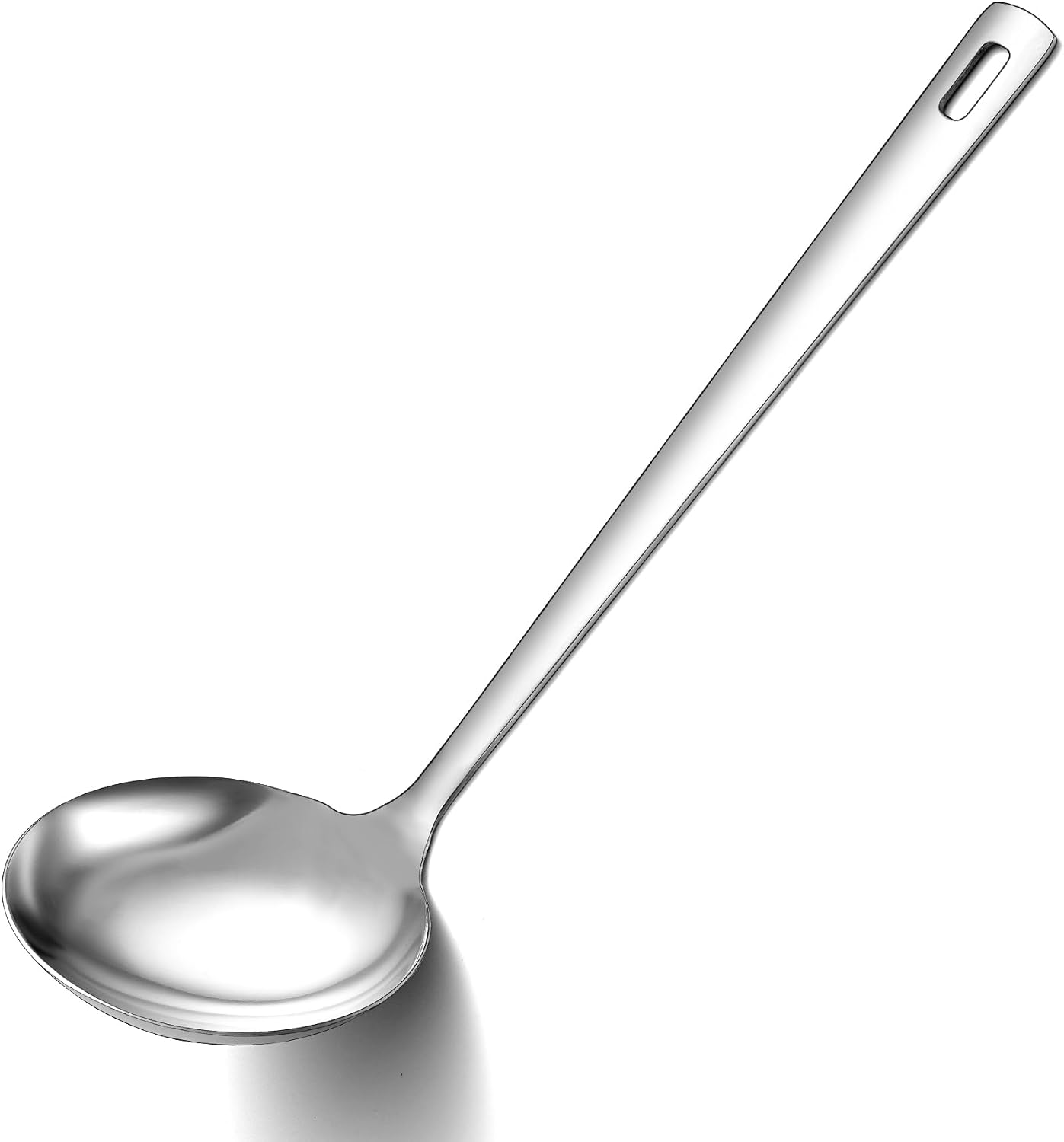 Berglander Cucharón para Sopa de Acero Inoxidable, 30cm con Manija Larga Duradero para Servir o Cocinar, Lavable en Lavavajillas, Utensilio de Cocina Anti-rugine
