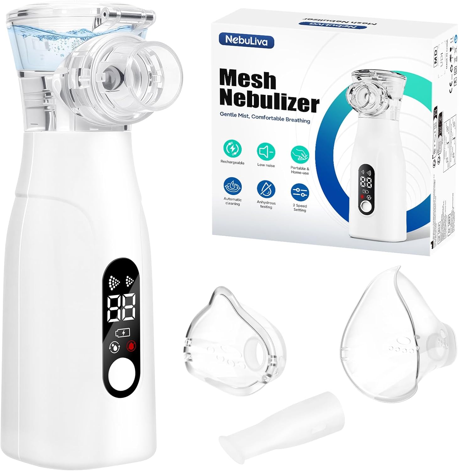 Nebulizador Portátil para Adultos y Niños
